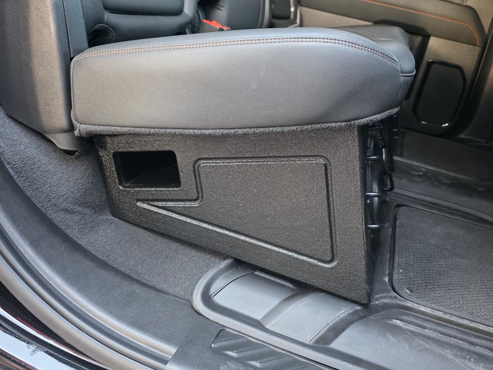 Custom Sub Box — Under Rear Seat